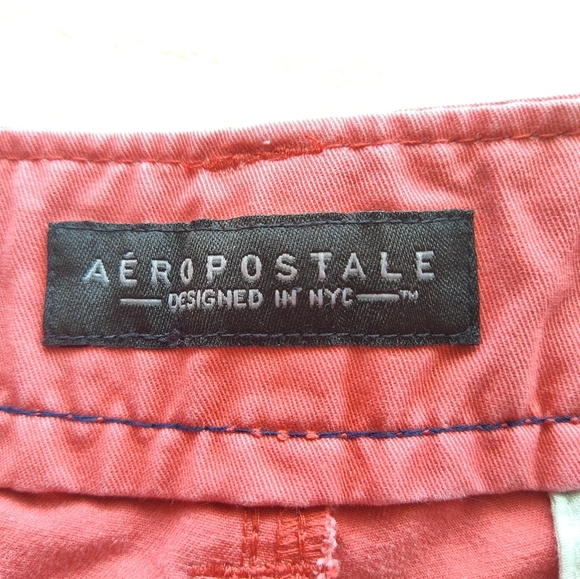 Aeropostale Mens Flat Front Casual Outdoor Short Size 28 Washed Out Distressed - Picture 5 of 11